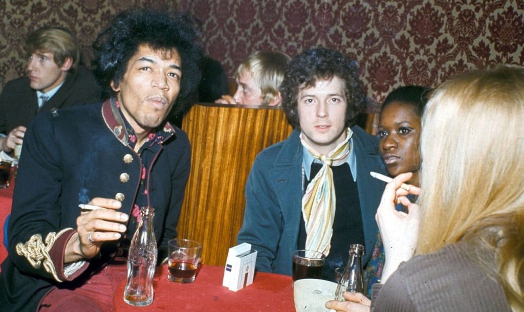 Jimi Hendrix e Eric Clapton