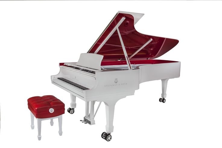 red piano