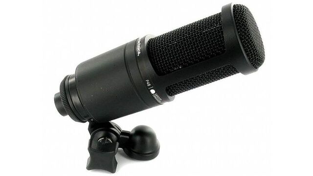 microfone condensador audio technica AT2020