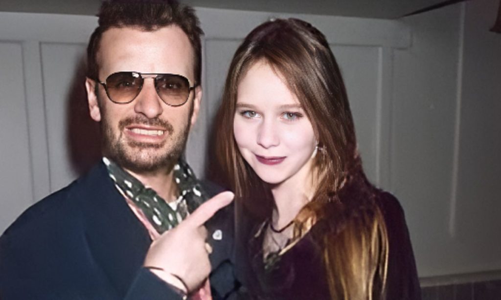 Ringo Starr e Lee Starkey - sua filha