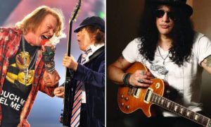 Slash fala sobre a passagem de Axl Rose no AC DC