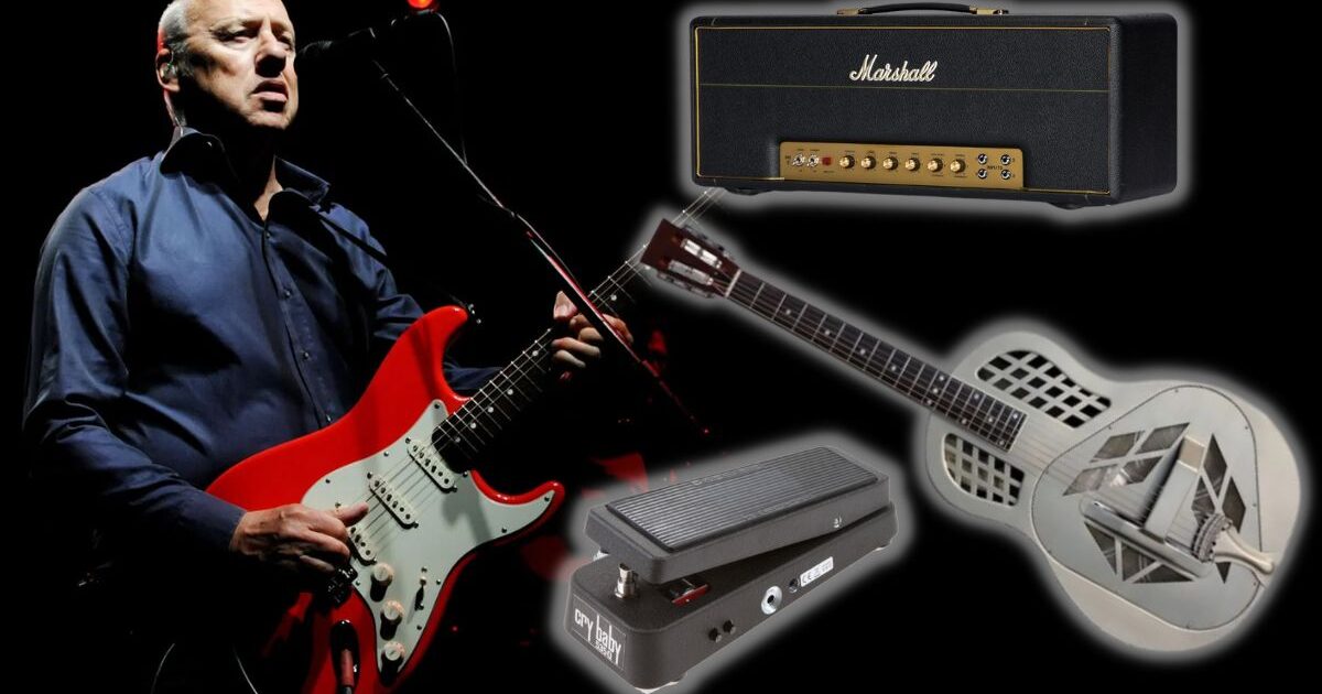 Guitarras e equipamentos de Mark Knopfler do Dire Straits