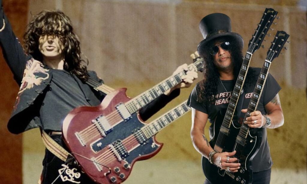 Slash compartilha dicas para evitar comparações com ícones do rock como Jimmy Page