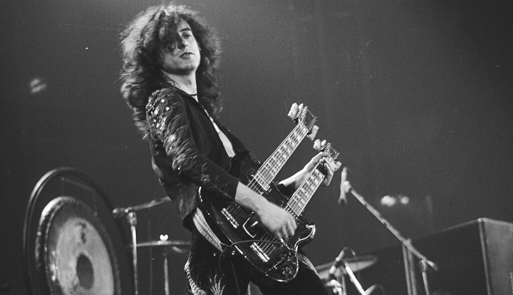 O estilo de Jimmy Page influenciou inúmeros guitarristas ao longo dos anos, incluindo Dave Grohl. 