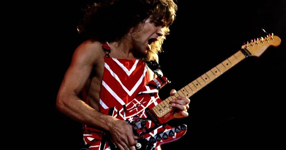 A música do Van Halen que podemos ouvir Eddie quebrando a guitarra
