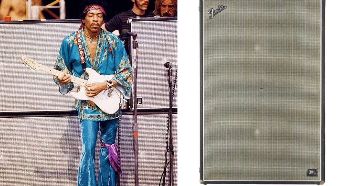 Caixa de guitarra Fender usada por Jimi Hendrix vai a leilão