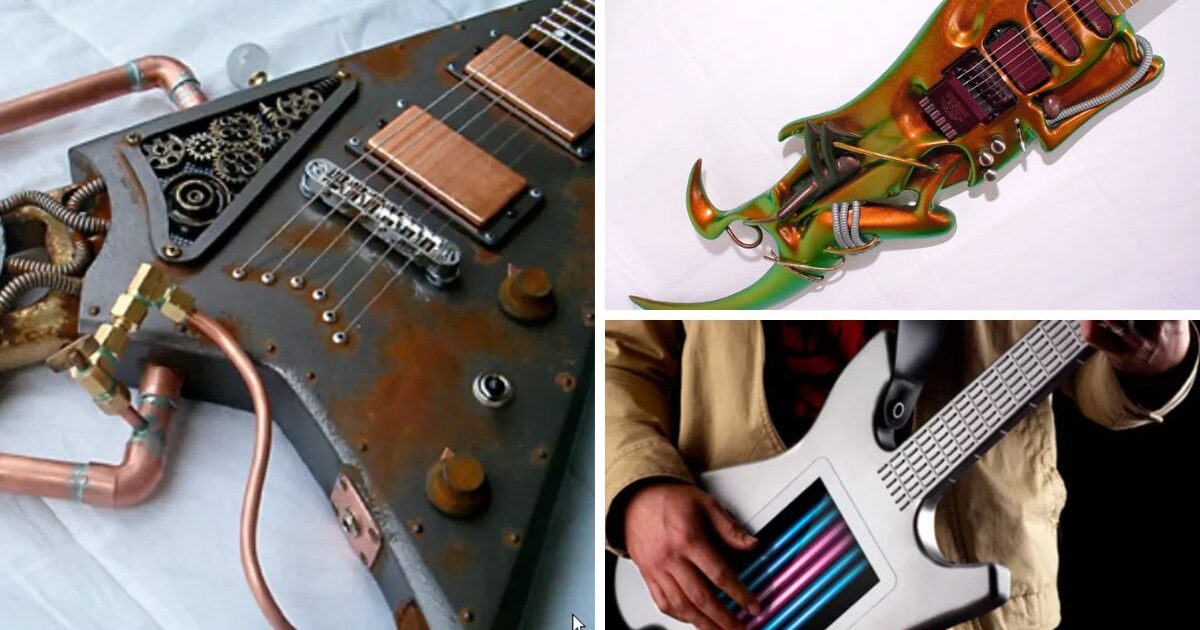 As 10 guitarras personalizadas mais incomuns do mundo