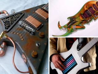 As 10 guitarras personalizadas mais incomuns do mundo