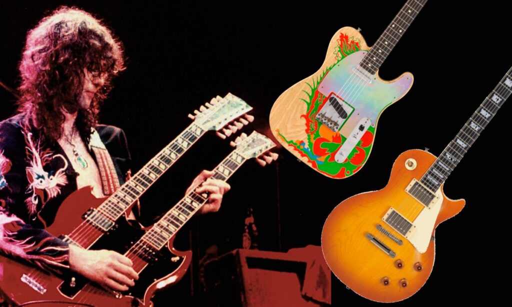 Conheça as guitarras lendárias usadas por Jimmy Page do Led Zeppelin