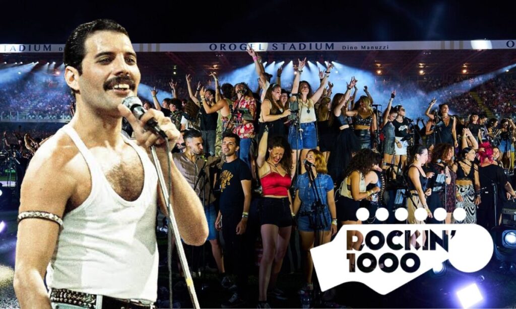 Rockin'1000 faz homenagem a Freddie Mercury com 1000 músicos tocando ao mesmo tempo