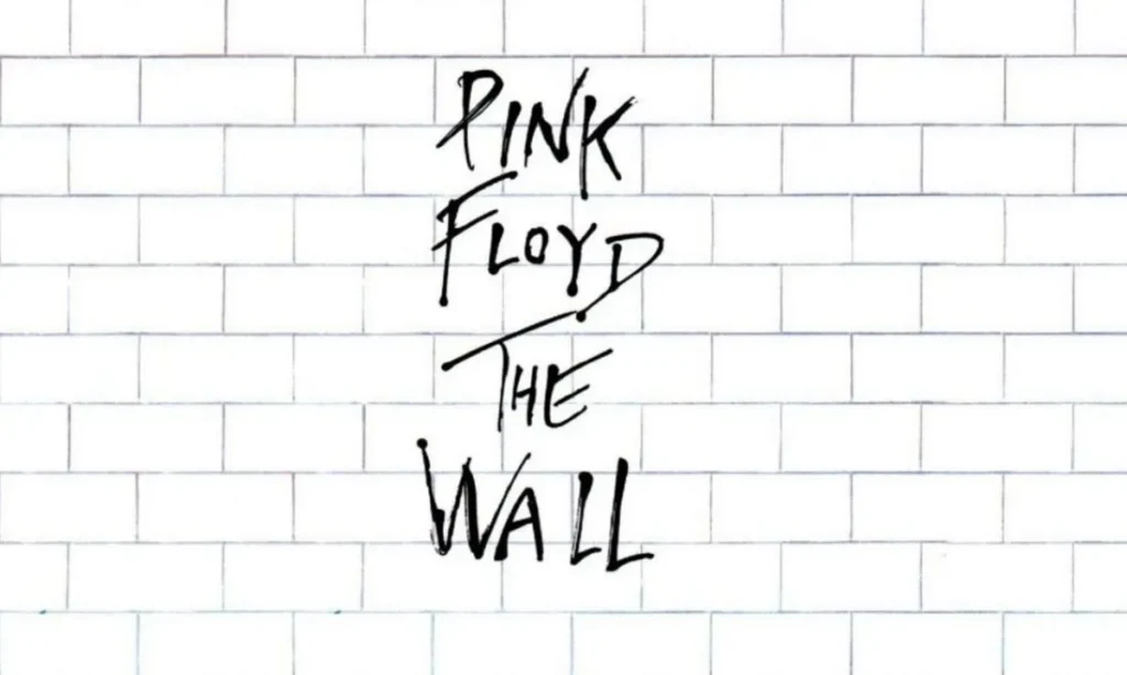 A capa de The Wall do Pink Floyd, um dos álbuns clássicos de rock