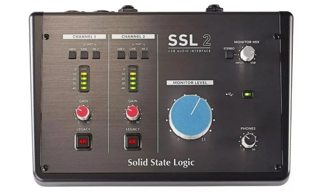 Interfaces de áudio: Solid State Logic SSL 2
