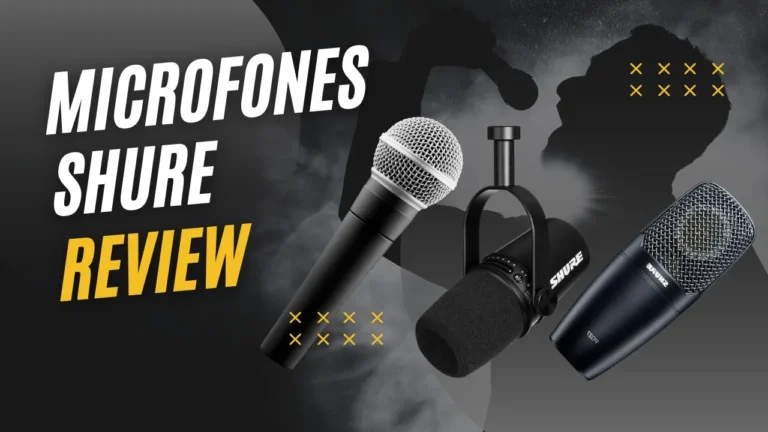 teste de microfone - review shure