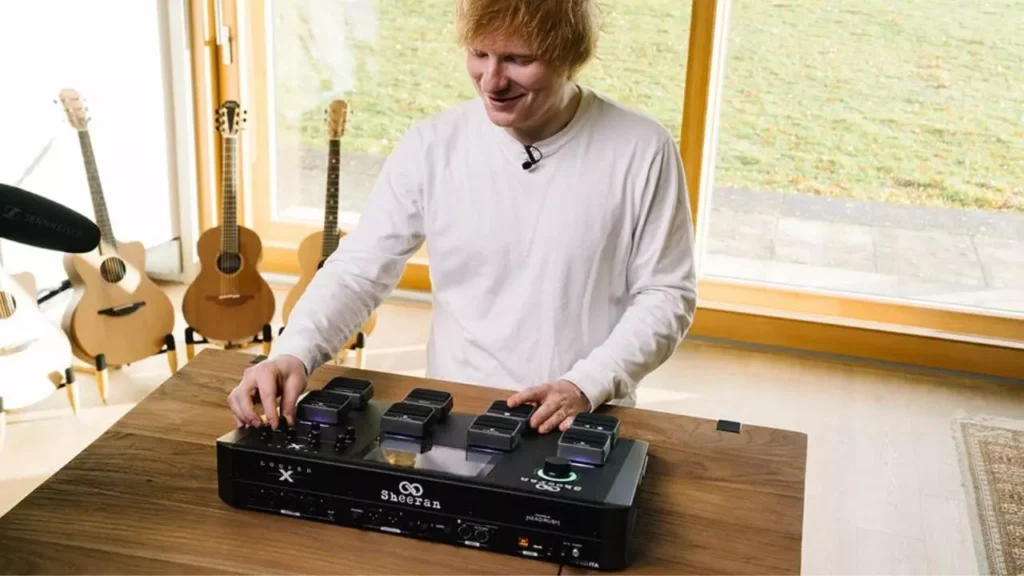 Ed Sheeran detona o mercado de pedais de loop com sua própria linha de pedais!