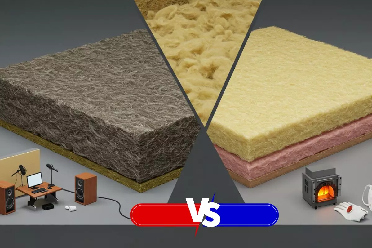 Lã de Rocha vs. Lã de Vidro- Qual a Melhor Opção para Isolamento Térmico e Acústico