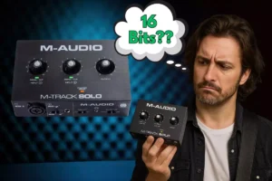 M-Audio M-Track Solo- Vale a Pena Comprar uma Interface de Áudio de 16 Bits em 2025_