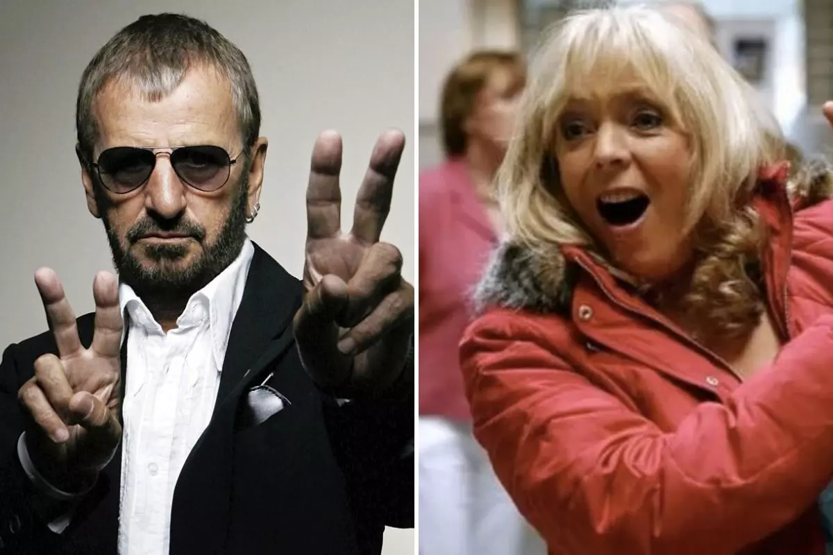 Say hello to Ringo Starr…”- Alison Steadman, estrela de Gavin & Stacey, estava no primeiro show do lendário baterista com os Beatles