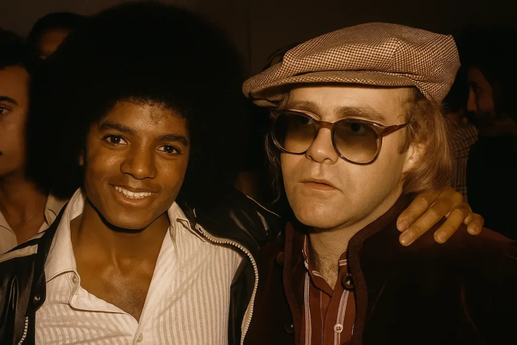 Elton John e Michael Jackson