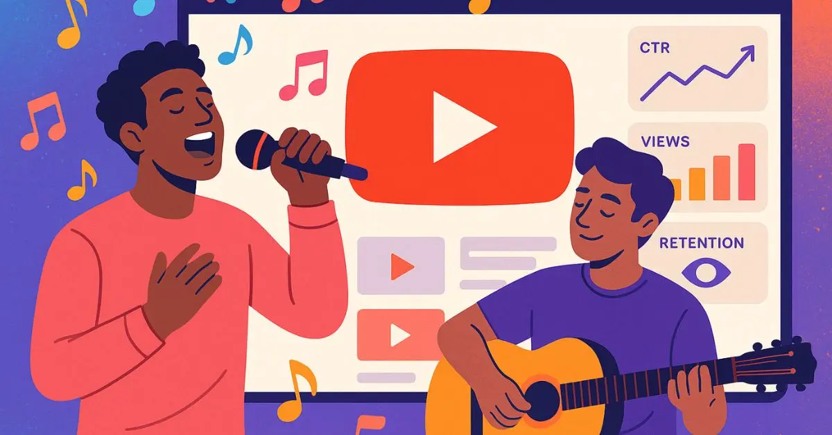 Como Músicos no YouTube Podem Crescer Usando 4 Métricas Essenciais